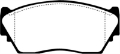 Picture of EBC 91-93 Nissan NX 1-6 Greenstuff Front Brake Pads