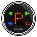 Picture of Autometer Designer 2-1-16in Chrome Domed Lens Black Dial PRNDL Gauge