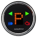 Picture of Autometer Designer 2-1-16in Chrome Domed Lens Black Dial PRNDL Gauge