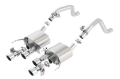 Picture of Borla 14-15 Chevy Corvette C7 6-2L RWD w-AFM &NPP ATAK-Type Dual Rd Rolled Center Rear Exit Exhaust