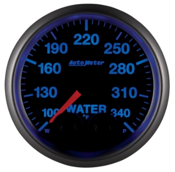 Picture of Autometer Elite 52mm 100-340 Deg F Water Temperature Peak and Warn Gauge w- Electronic Control