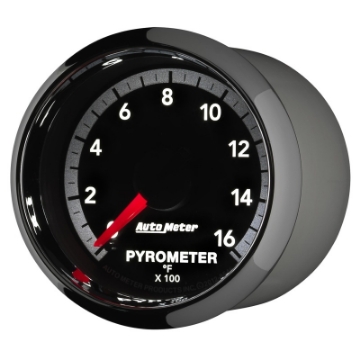 Picture of Autometer Gen4 Dodge Factory Match 52-4mm Full Sweep Electronic 0-1600 Deg F EGT-Pyrometer Gauge