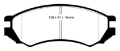 Picture of EBC 91-93 Nissan NX 2-0 ABS Yellowstuff Front Brake Pads