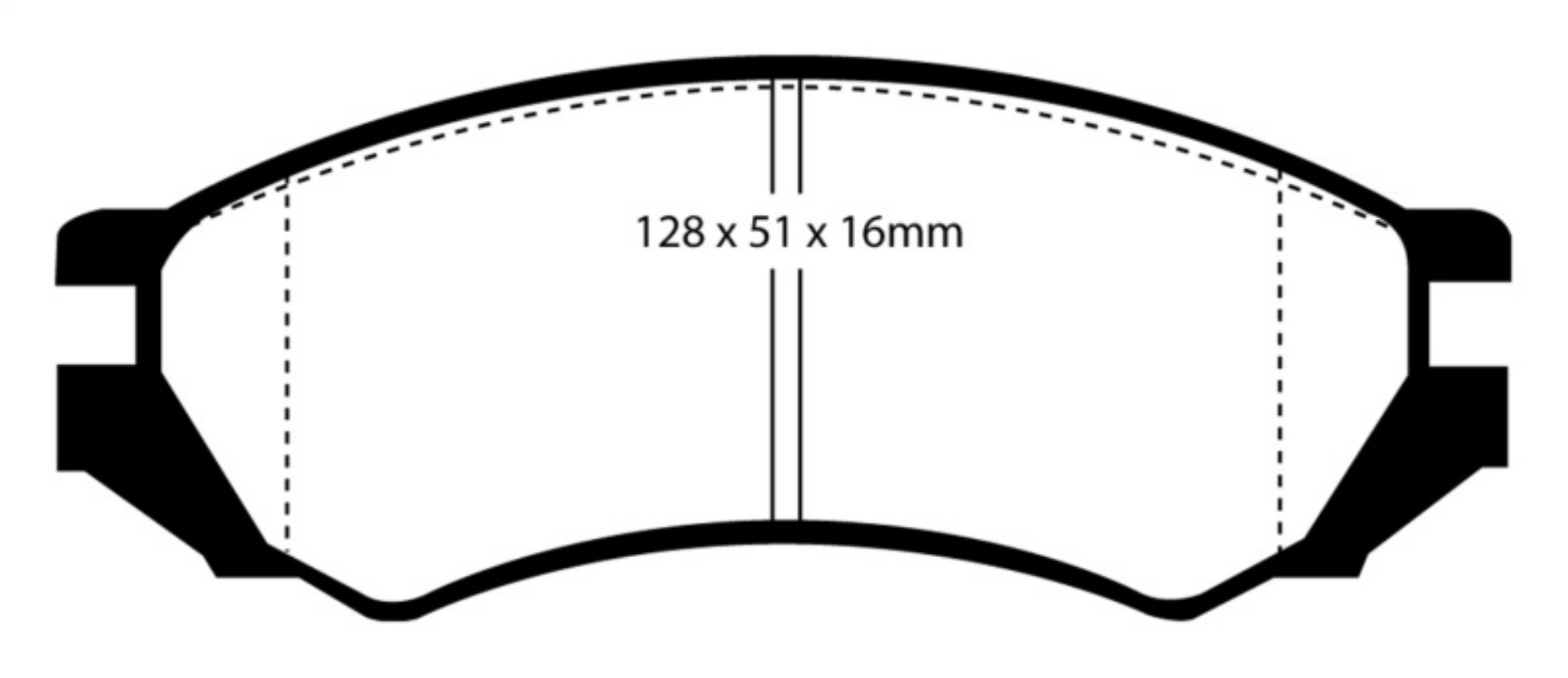 Picture of EBC 91-93 Nissan NX 2-0 ABS Yellowstuff Front Brake Pads