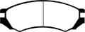 Picture of EBC 91-93 Nissan NX 2-0 ABS Yellowstuff Front Brake Pads