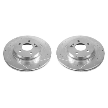 Picture of Power Stop 12-16 Mercedes-Benz C250 Rear Evolution Drilled & Slotted Rotors - Pair