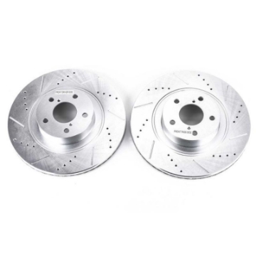 Picture of Power Stop 13-16 Scion FR-S Front Evolution Drilled & Slotted Rotors - Pair