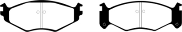 Picture of EBC 91-94 Chrysler Town & Country 3-3 15in Wheels Greenstuff Front Brake Pads