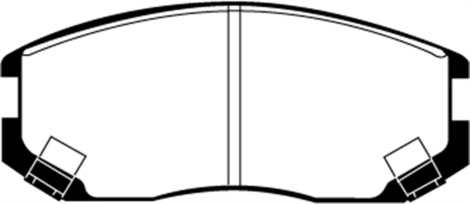 Picture of EBC 91-94 Dodge Colt 1-5 Greenstuff Front Brake Pads