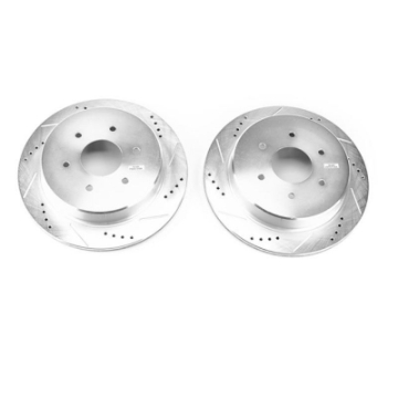 Picture of Power Stop 17-18 Nissan Titan Rear Evolution Drilled & Slotted Rotors - Pair