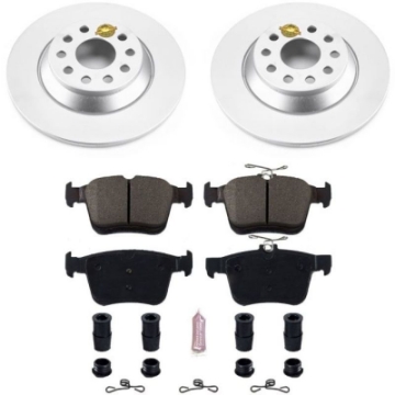 Picture of Power Stop 16-18 Audi TT Quattro Rear Z23 Evolution Sport Coated Brake Kit