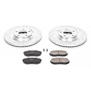 Picture of Power Stop 07-15 Ford Edge Front Z23 Evolution Sport Brake Kit