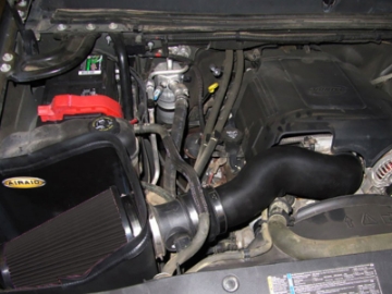 Picture of Airaid 07-08 Chevy-GMC Silverado-Sierra 2500-3500 6-0L MXP Intake System w- Tube Dry - Black Media