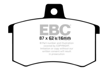Picture of EBC 91-95 Alfa Romeo 164 2-0 Turbo Ultimax2 Rear Brake Pads