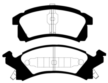 Picture of EBC 91-95 Buick Skylark 2-3 Greenstuff Front Brake Pads