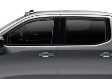 Picture of AVS 20-21 Chevrolet Silverado 2500 HD Crew Cab Ventvisor Low Profile Deflectors 4pc - Smoke