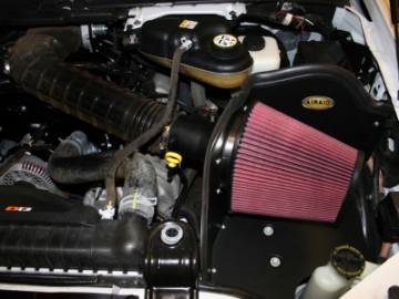 Picture of Airaid 05-07 Ford F-250-350 6-8L V-10 CAD Intake System w-o Tube Oiled - Red Media
