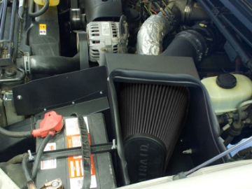 Picture of Airaid 99-03 Ford F-250-350 7-3L Power Stroke CAD Intake System w-o Tube Dry - Black Media