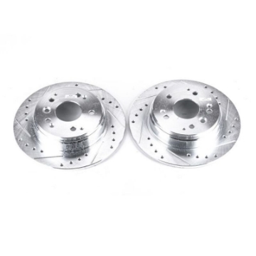 Picture of Power Stop 04-08 Acura TL Rear Evolution Drilled & Slotted Rotors - Pair