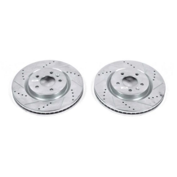Picture of Power Stop 11-19 Ford Explorer Front Evolution Drilled & Slotted Rotors - Pair