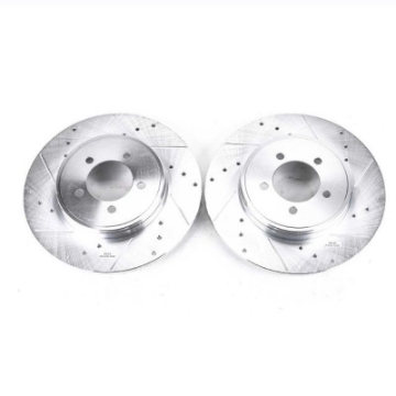 Picture of Power Stop 03-05 Lincoln Aviator Rear Evolution Drilled & Slotted Rotors - Pair