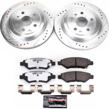 Picture of Power Stop 08-14 Cadillac CTS Rear Z26 Street Warrior Brake Kit