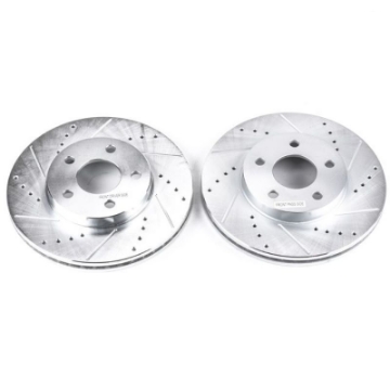 Picture of Power Stop 07-10 Chevrolet Cobalt Front Evolution Drilled & Slotted Rotors - Pair