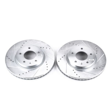 Picture of Power Stop 12-15 Chevrolet Captiva Sport Front Evolution Drilled & Slotted Rotors - Pair