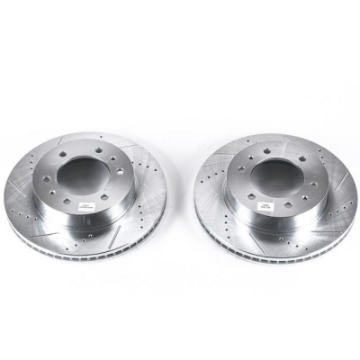 Picture of Power Stop 06-10 Hummer H3 Front Evolution Drilled & Slotted Rotors - Pair