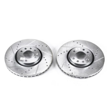 Picture of Power Stop 06-11 Saab 9-3 Front Evolution Drilled & Slotted Rotors - Pair