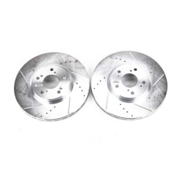 Picture of Power Stop 04-08 Acura TL Front Evolution Drilled & Slotted Rotors - Pair