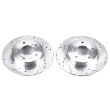 Picture of Power Stop 96-01 Infiniti I30 Rear Evolution Drilled & Slotted Rotors - Pair