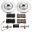 Picture of Power Stop 17-18 Audi A6 Front Z23 Evolution Sport Coated Brake Kit