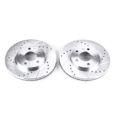 Picture of Power Stop 04-08 Chevrolet Malibu Front Evolution Drilled & Slotted Rotors - Pair