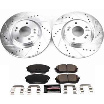 Picture of Power Stop 16-19 Hyundai Sonata Front Z23 Evolution Sport Brake Kit