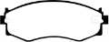 Picture of EBC 91-97 Infiniti G20 2-0 Greenstuff Front Brake Pads