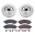 Picture of Power Stop 06-07 Cadillac CTS Front Z17 Evolution Geomet Coated Brake Kit