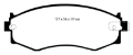 Picture of EBC 91-97 Infiniti G20 2-0 Redstuff Front Brake Pads
