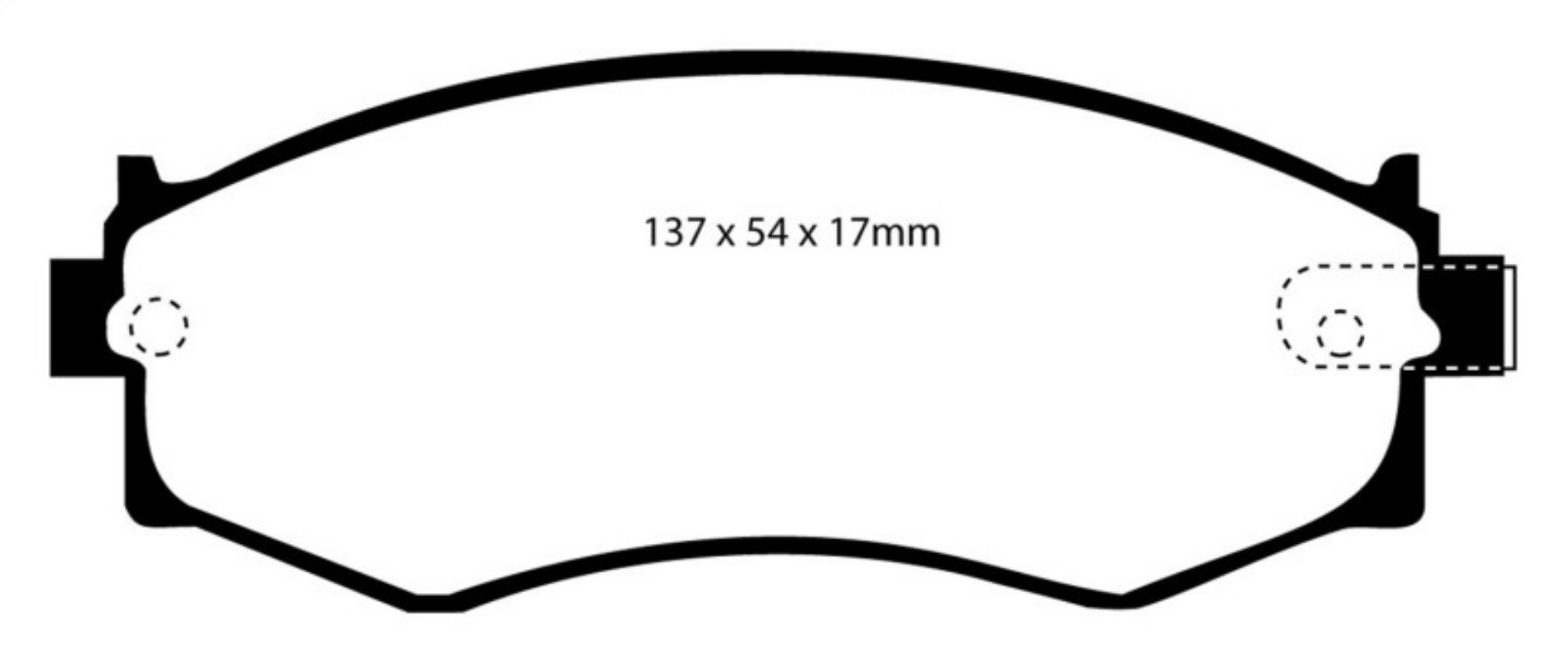 Picture of EBC 91-97 Infiniti G20 2-0 Redstuff Front Brake Pads