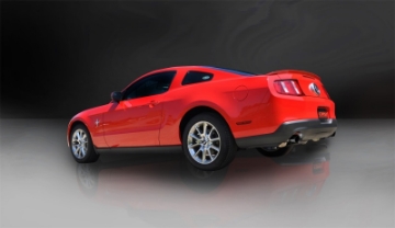 Picture of Corsa 2011-2014 Ford Mustang 3-7L V6 Black Sport Axle-Back Dual Rear Exhaust
