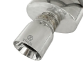 Picture of aFe Takeda Exhaust 2-5in Dia 304SS Axle-Back w-Polished Tip 06-11 Honda Civic EX Sedan L4 1-8L