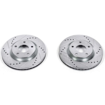 Picture of Power Stop 08-13 Nissan Rogue Front Evolution Drilled & Slotted Rotors - Pair
