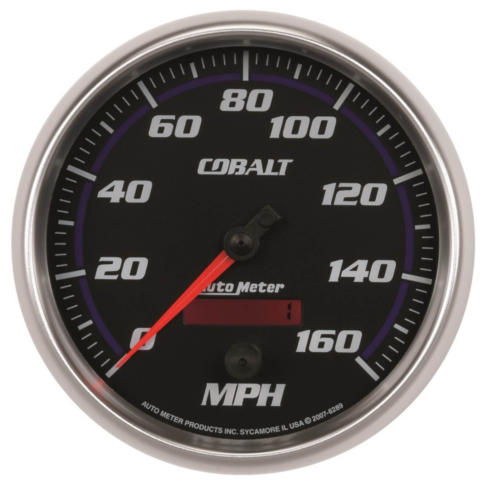Picture of Autometer Cobalt 5in 160mph In-Dash Electronic Programmable Speedometer