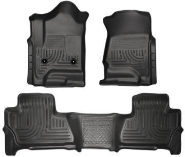Picture of Husky Liners 2015 Chevy-GMC Suburban-Yukon XL WeatherBeater Combo Black Front&2nd Seat Floor Liners