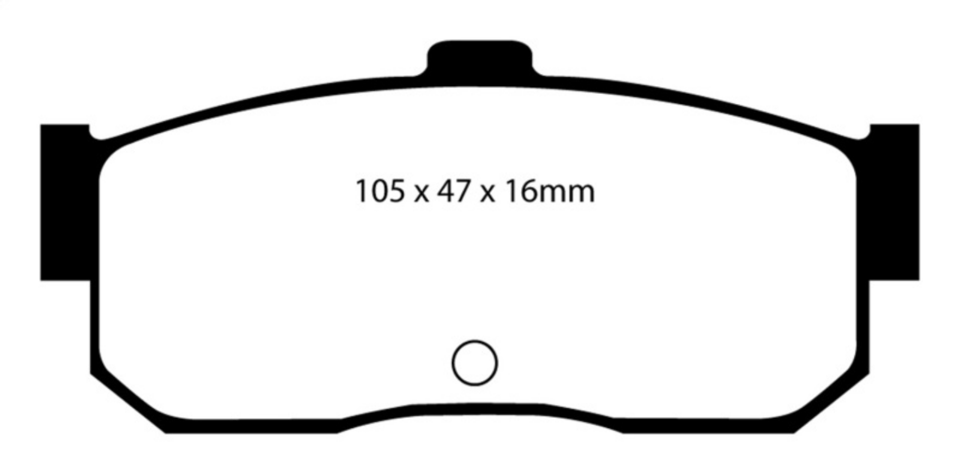 Picture of EBC 91-97 Infiniti G20 2-0 Yellowstuff Rear Brake Pads
