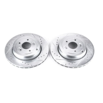 Picture of Power Stop 10-16 Hyundai Genesis Coupe Rear Evolution Drilled & Slotted Rotors - Pair