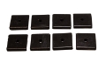 Picture of Energy Suspension Square Pad Set 2-1-16in Length x 2-1-16in Width x 3-8in Hole ID x 3-8in H-Black