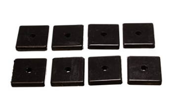 Picture of Energy Suspension Square Pad Set 2-1-16in Length x 2-1-16in Width x 3-8in Hole ID x 3-8in H-Black