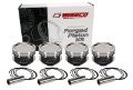 Picture of Wiseco Nissan QR25DE Sentra 2-5L 16V 90-00mm Bore +-040 Oversize -19-5 Dome Dish 8-55 CR Piston Set