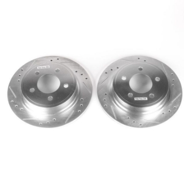 Picture of Power Stop 04-08 Chrysler Pacifica Rear Evolution Drilled & Slotted Rotors - Pair